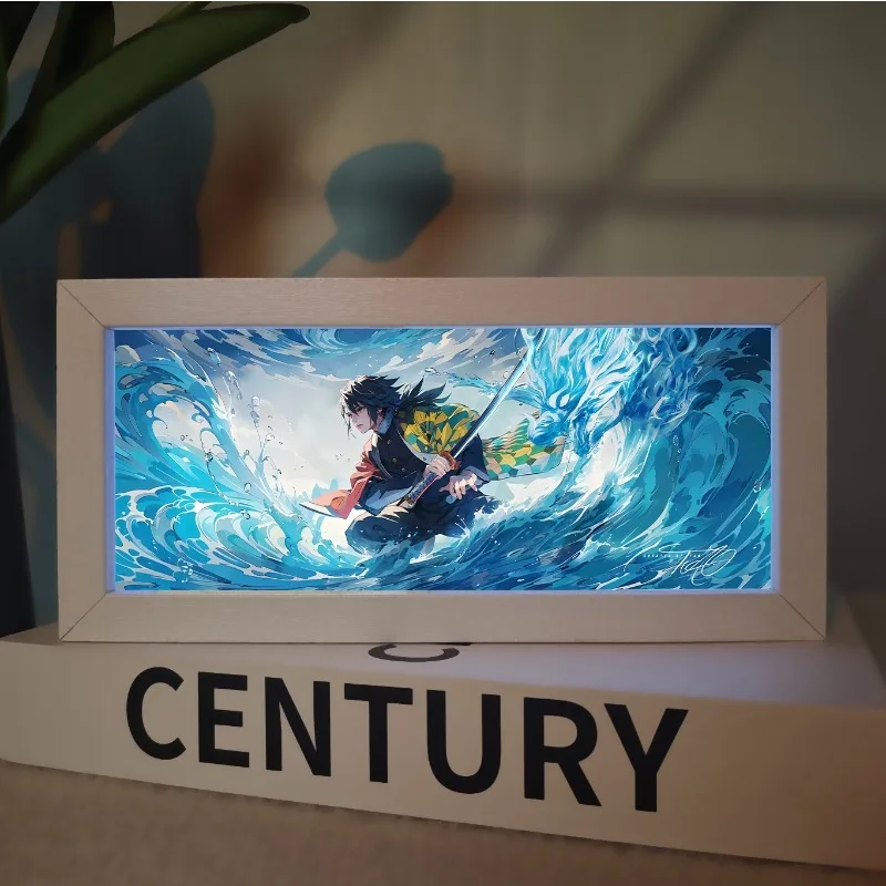 Desk Setup Lamp - Luminária LED Demon Slayer: Ornamento de